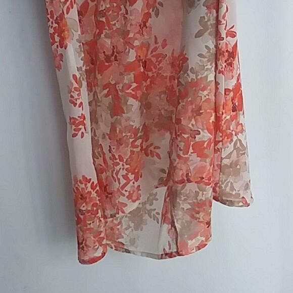 Dress Barn Layered Look Lightweight Sweater with Built in Chiffon Sleeve… - Picture 3 of 9